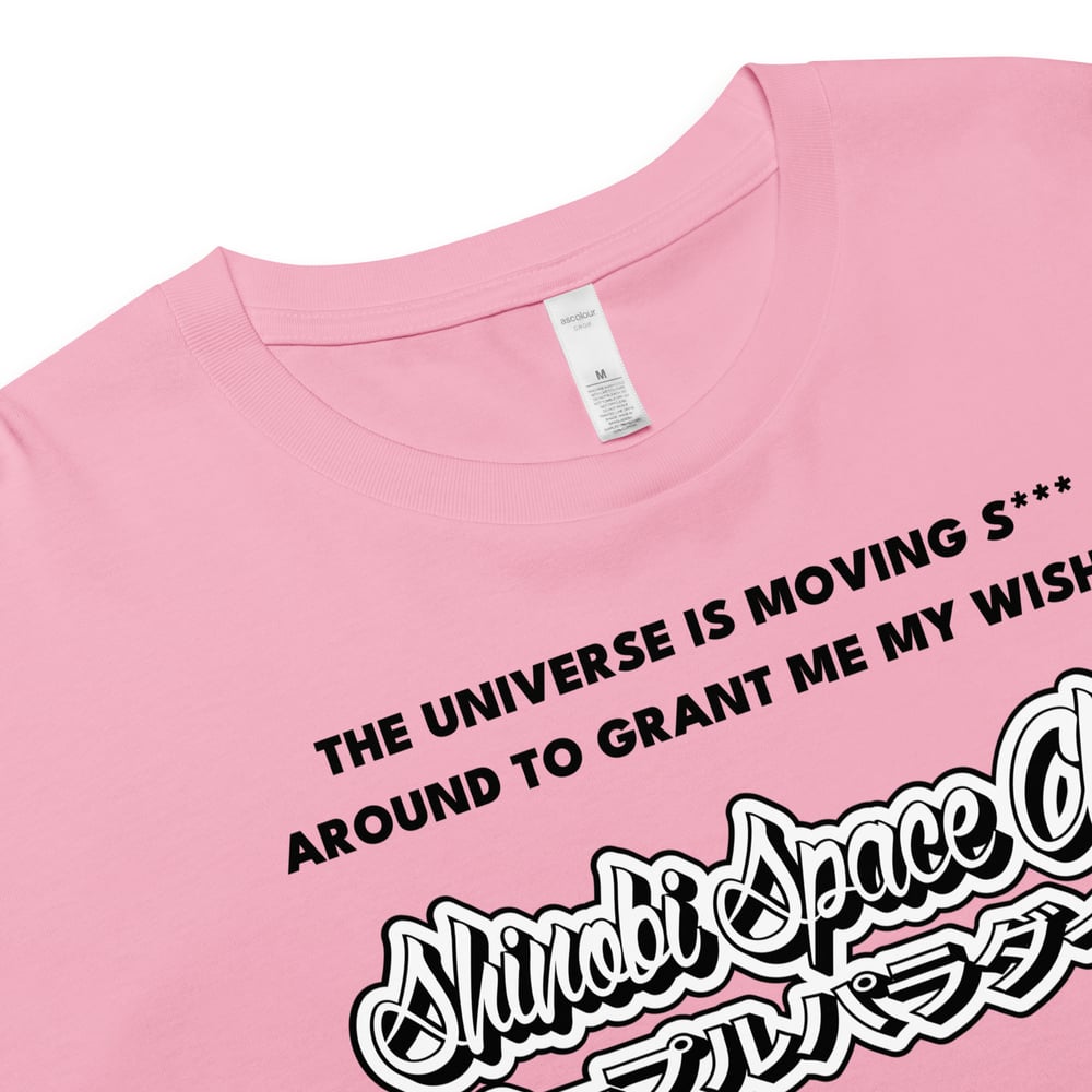 Universe Makes Wishes Crop Top  - Pink