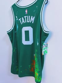 Image 3 of Johnny in Paris : Away Jayson Tatum Hand Embellished Jersey XL