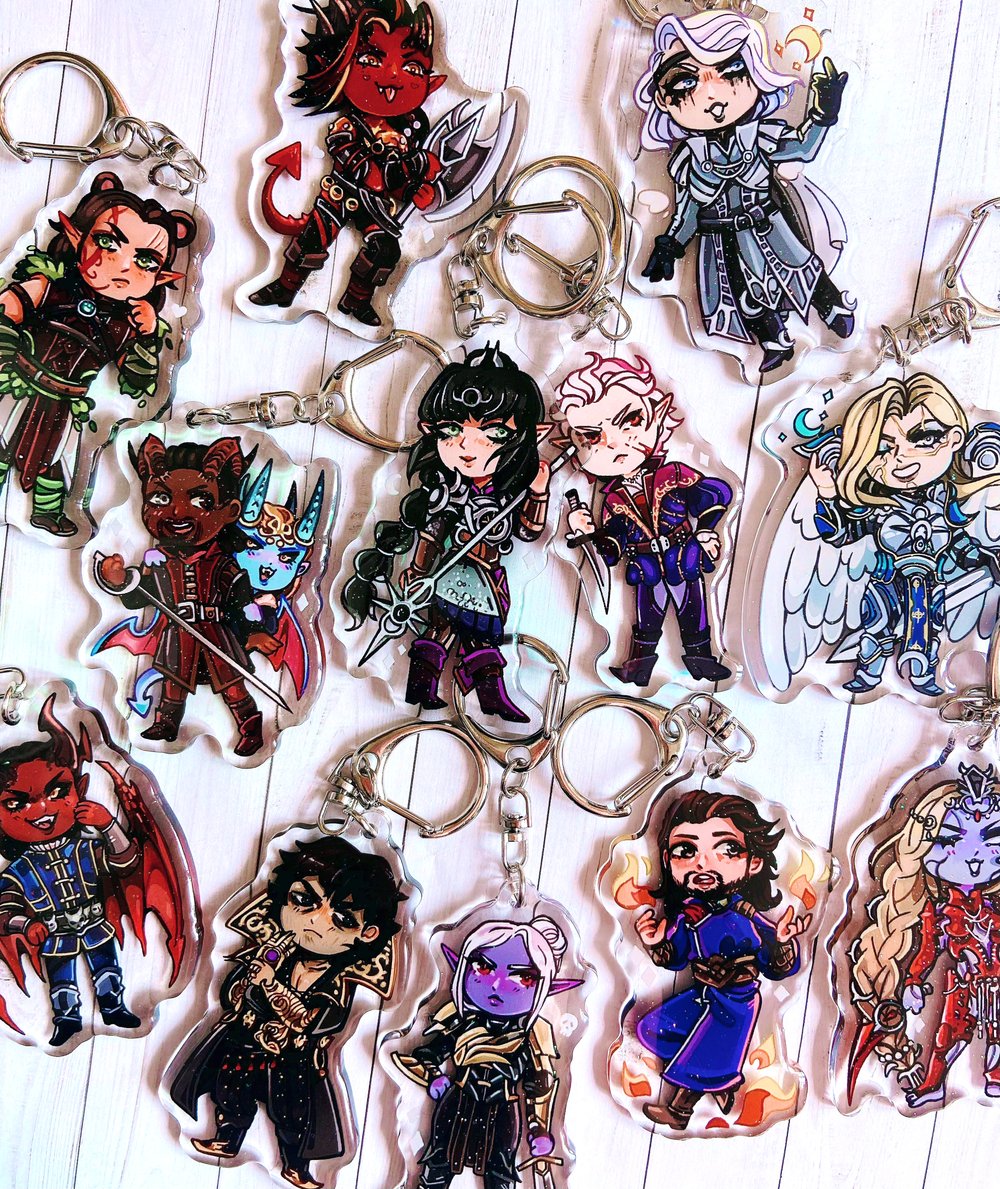BG3 Keychain Charms!