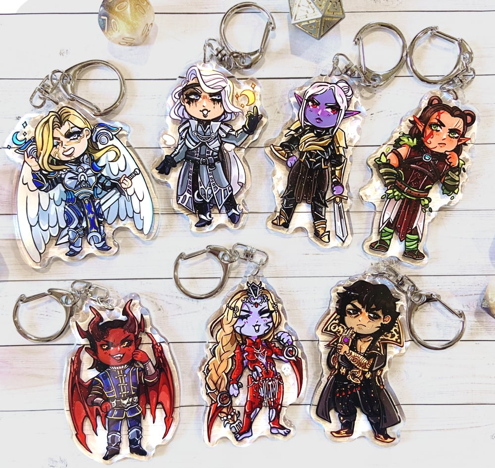 BG3 Keychain Charms!