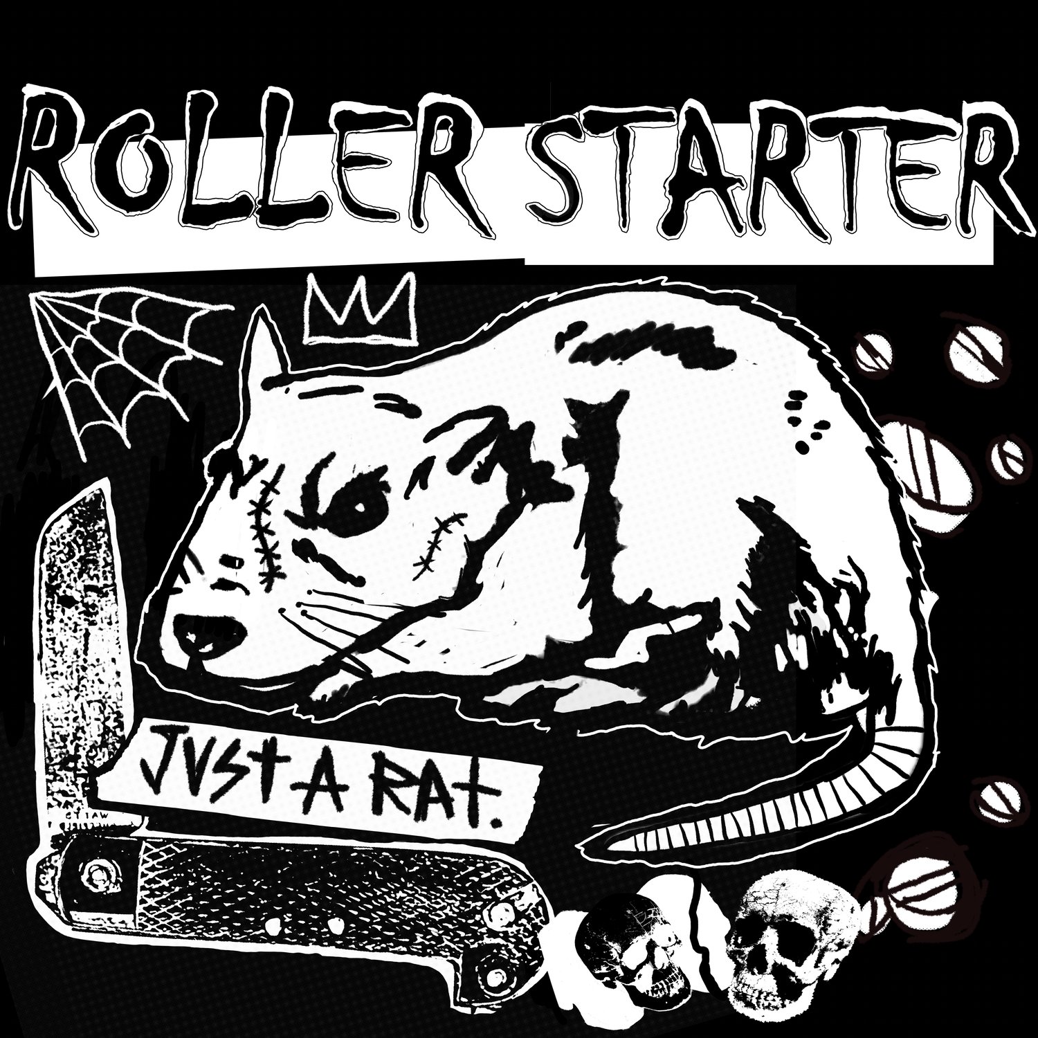 Image of Roller Starter " just a rat " t-shirt ( PRE SALE / PRÉ VENTE )