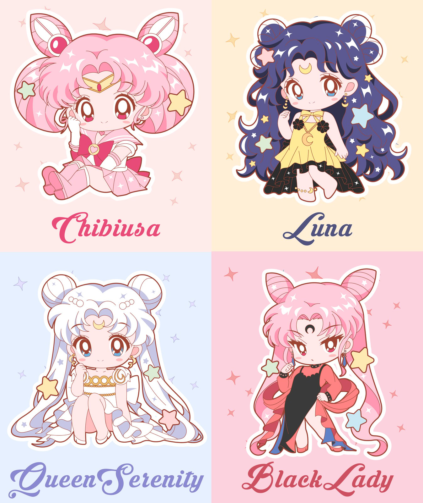 Chibiusa & Luna Blossomed outlets Sailor Moon PoP Enamel Pin LE50