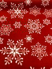 Image 2 of Hule Loneta Resinada - Navidad/Copos - 6€/m