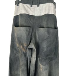 Image 3 of Wide Leg Deterioration Pants with Hanging Egyptian Cotton 