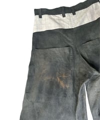 Image 5 of Wide Leg Deterioration Pants with Hanging Egyptian Cotton 