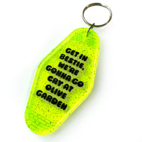 Image 2 of Olive Garden Motel Tag Keychain