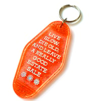 Image 2 of Estate Sale Motel Tag Keychain