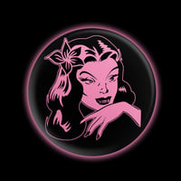 Image 1 of "Tiki Ghoul Girl" Button