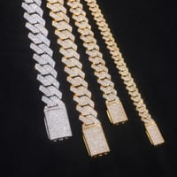 Image 4 of Moissanite Miami Cuban Link Chains 8mm/12mm/16mm