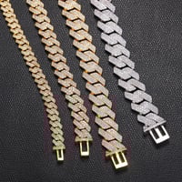 Image 5 of Moissanite Miami Cuban Link Chains 8mm/12mm/16mm