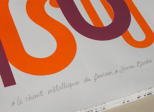 Image of Le chant métallique du Faisan ( orange )