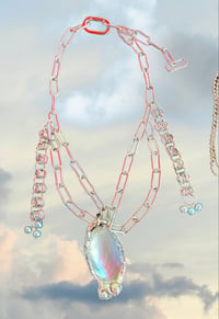 Image 2 of Pastel Dream Mussel Shell Necklace 