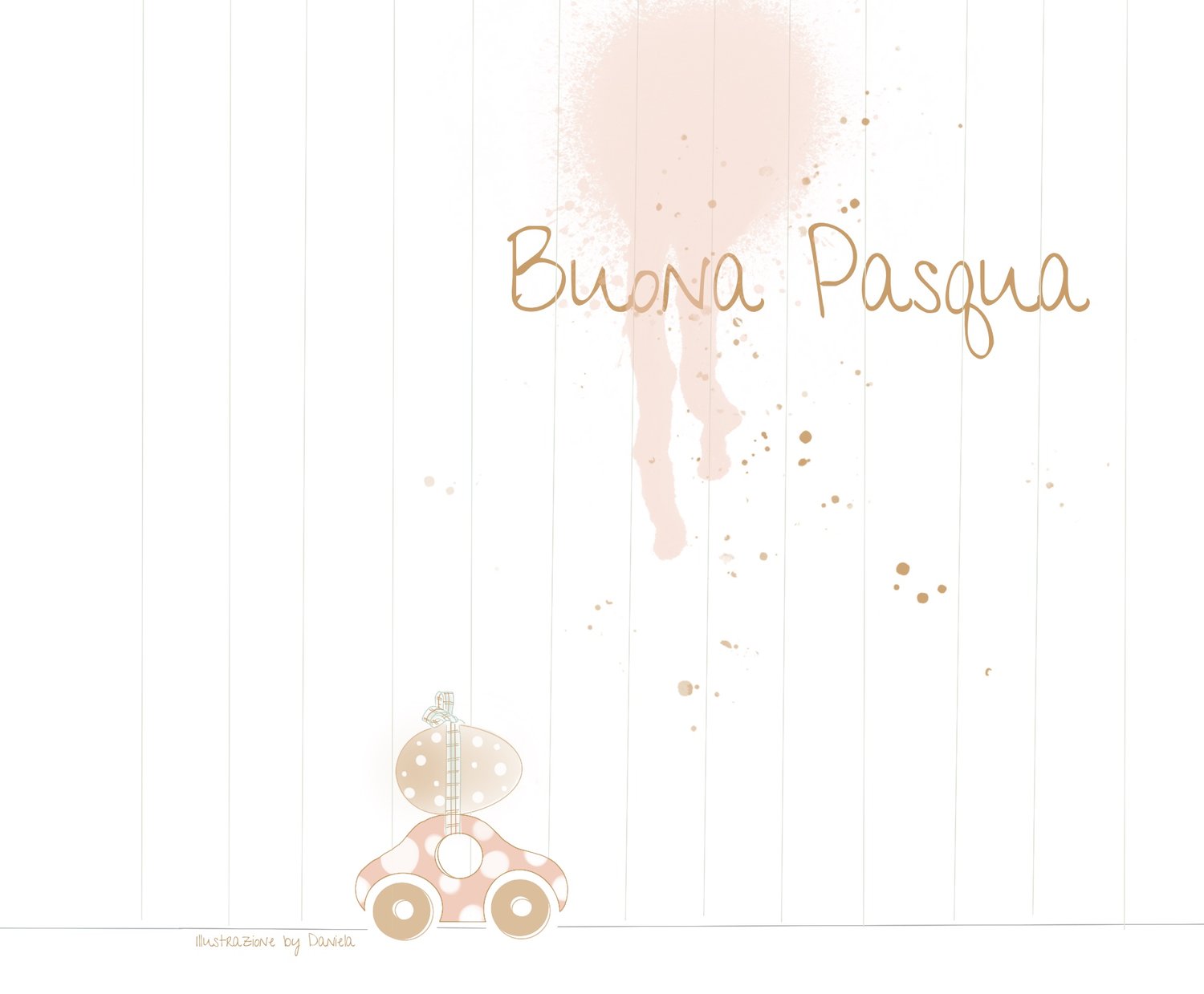 Image of Disegni-ni digitali - Serie Auguri di Buona Pasqua in auto.(parte prima ) 