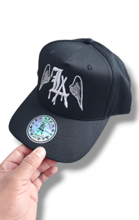 Image 2 of Black Los Angeles Snapback 