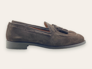 Image of Lancelot dark brown suede by Brugnoli