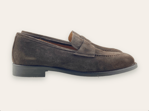 Image of Osvald dark brown suede by Brugnoli