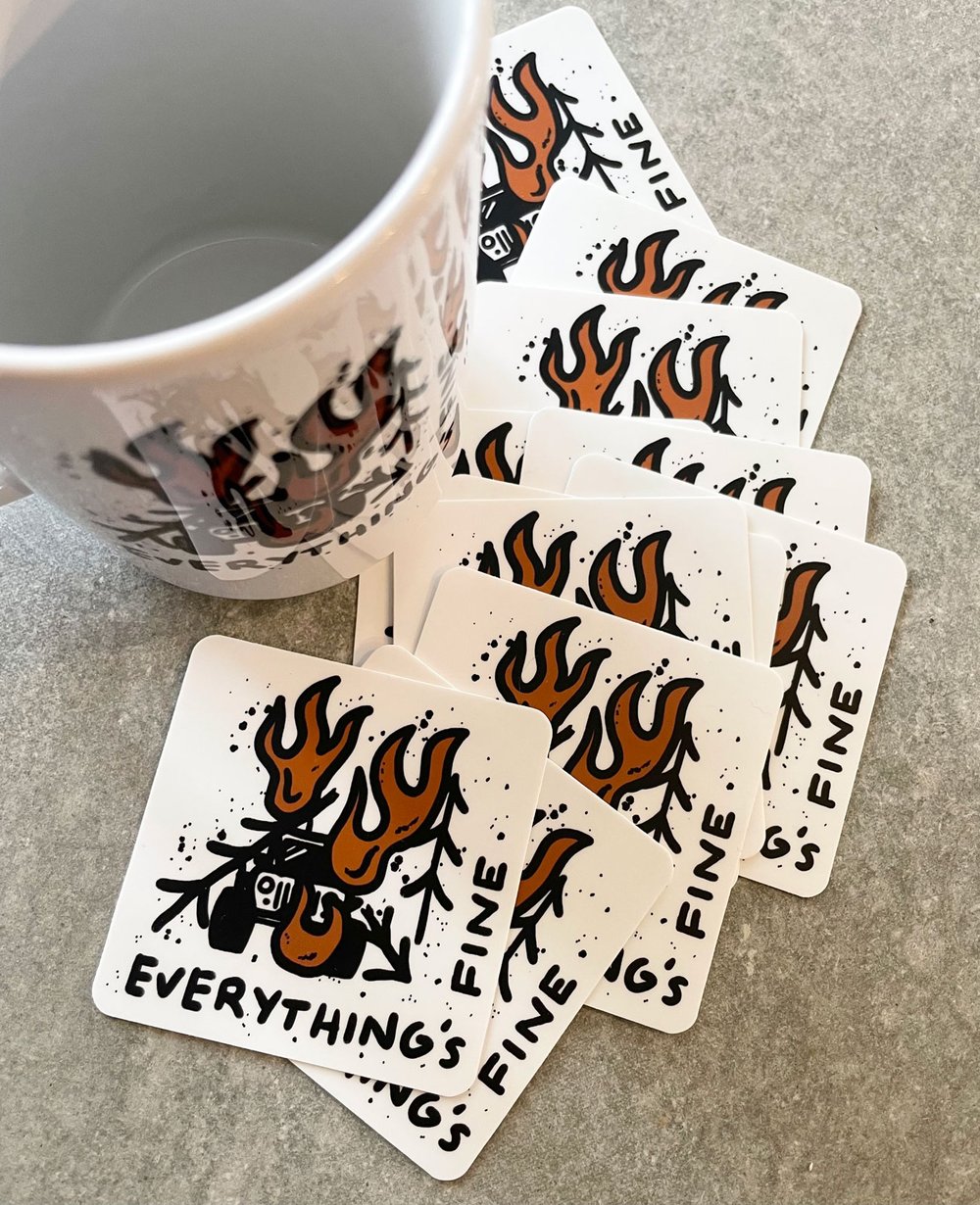 The Big Everything's "Fine" Mug - 15oz.