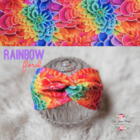 Image 1 of Rainbow Floral // Mama Band 
