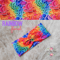 Image 3 of Rainbow Floral // Mama Band 