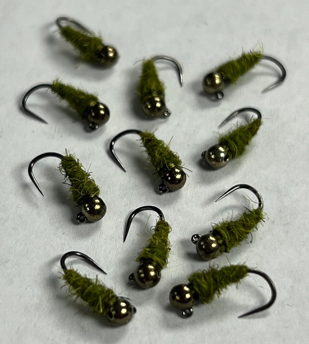 Olive Walts Worms | Fleeger's Flies