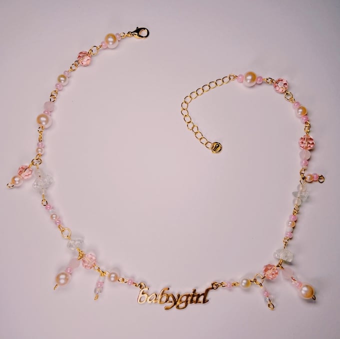 Image of the babygirl necklace
