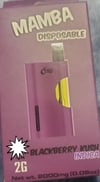 Blackberry  2 gram disposable cart 
