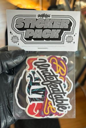 Undefeatable Sticker 6-Pack 