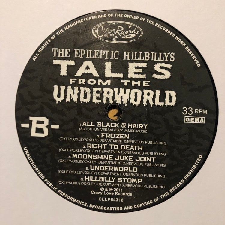 The Epileptic Hillbillys ‎– Tales From The Underworld (LP)