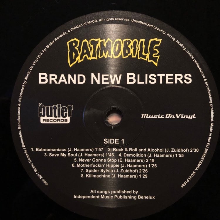 BATMOBILE - BRAND NEW BLISTERS (LP)