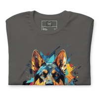 Image 4 of German Shepherd T-Shirt - Fractal Boy