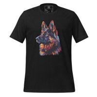 Image 2 of German Shepherd T-Shirt - Vibrant Pup