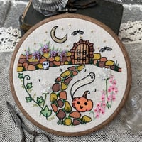 Spooky Secret Garden Embroidery
