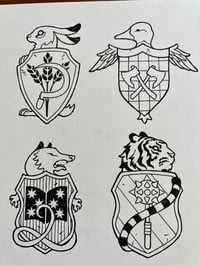 Image 2 of 1149 Animal Heraldry Emblem Art