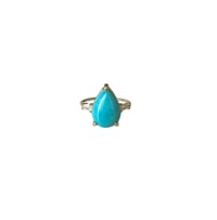 Image 1 of Deco Turquoise Statement Ring
