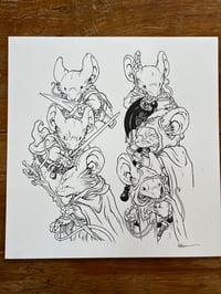 Image 1 of Mouse Guard Character Art for Lanyard