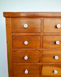 Image 5 of Pine Apothecary Chest of Drawers