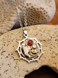 Image 1 of Collier agate ohm