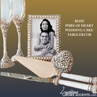 Image 5 of Pearl and Silver Champagne Flutes
