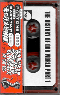 Image 2 of THE HISTORY OF OUR WORLD CASSETTE - DJ DB - APVM MIXTAPE SERIES 06