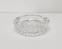 Image 1 of Mini Round Polished Crystal Ashtray by Waterford