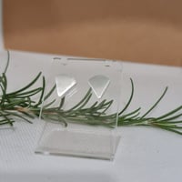 Image 2 of Silver Stud Earrings - (MJ012)
