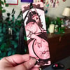 Pink Demon Girl Bookmark