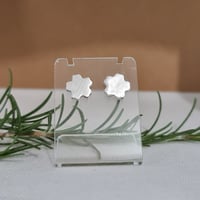 Image 1 of Silver Stud Earrings - (MJ013)