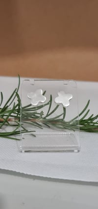 Image 2 of Silver Stud Earrings - (MJ014)