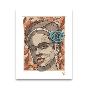 Image of Long Live Frida Poster / Almond