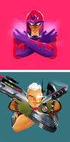 Portrait of Magneto - Prints and Magnets / Portrait of Cable