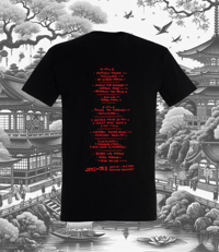 Image 2 of JIG-AI MDF 2024 setlist T-shirt (Black)