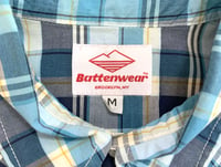 Image 3 of Battenwear made in USA plaid shirt, size M (fits M/L)