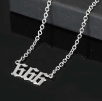 666 pendant necklace