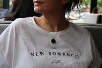 Image 3 of Sterling Silver 925 Round Black Flat Onyx 20mm Handmade Pendant Necklace 16+2'' Chain